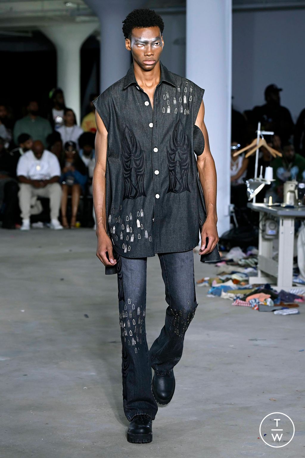 Fashion Week New York Spring/Summer 2024 look 7 from the Who Decides War collection womenswear