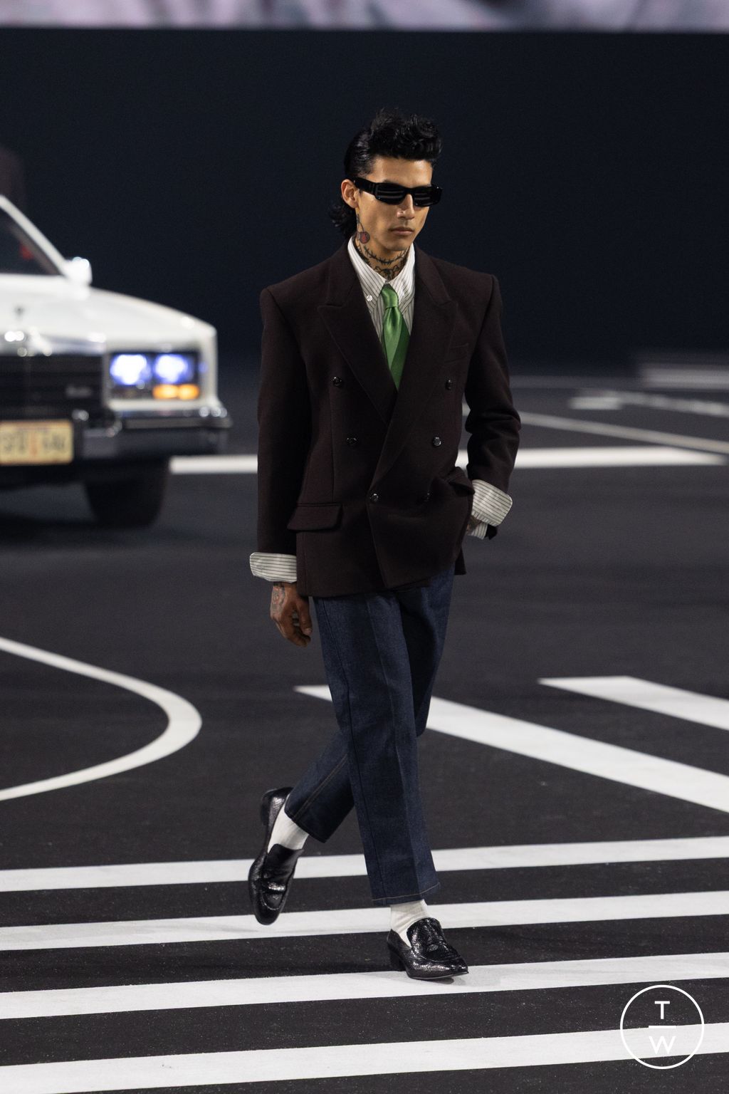 Fashion Week Paris Fall/Winter 2026 look 3 de la collection Willy Chavarria menswear