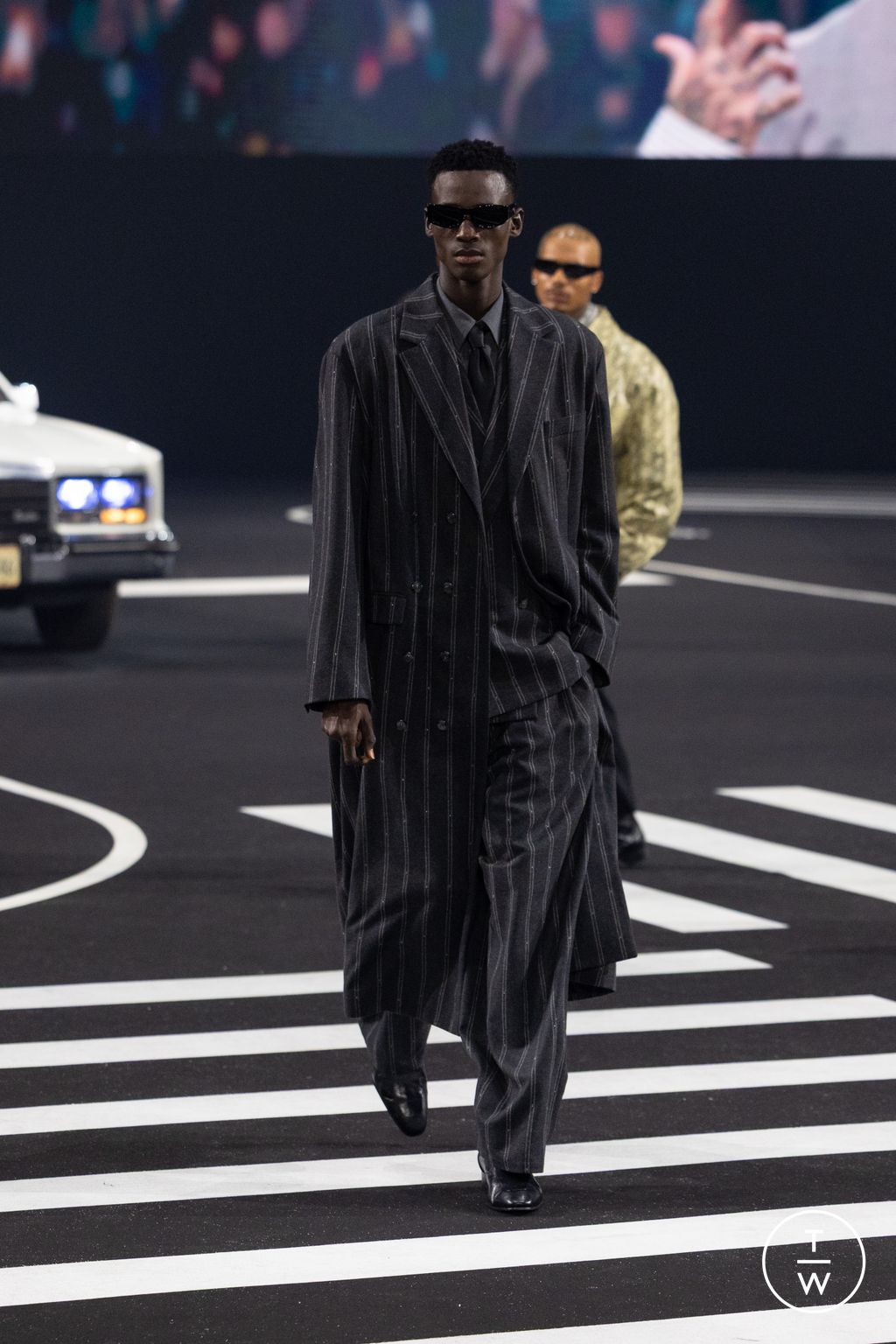 Fashion Week Paris Fall/Winter 2026 look 9 de la collection Willy Chavarria menswear