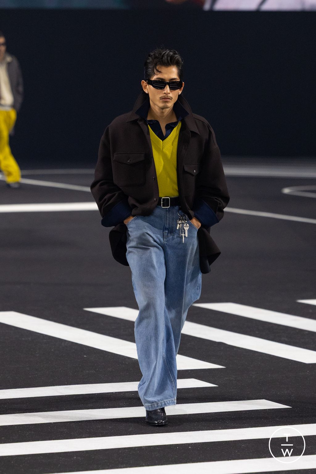Fashion Week Paris Fall/Winter 2026 look 11 de la collection Willy Chavarria menswear
