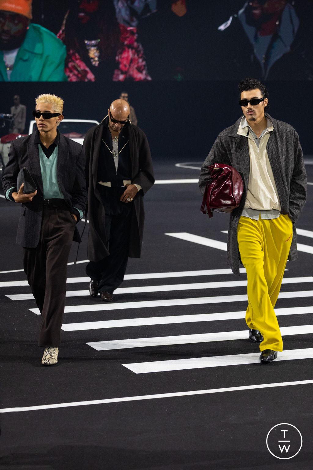 Fashion Week Paris Fall/Winter 2026 look 14 from the Willy Chavarria collection menswear