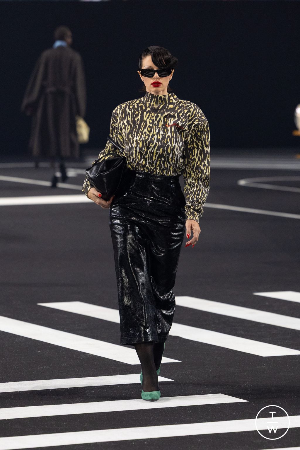 Fashion Week Paris Fall/Winter 2026 look 21 from the Willy Chavarria collection menswear