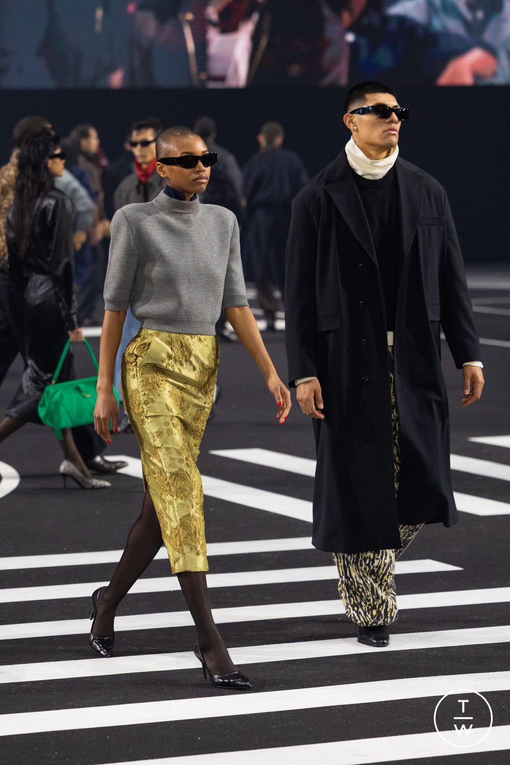 Fashion Week Paris Fall/Winter 2026 look 26 de la collection Willy Chavarria menswear