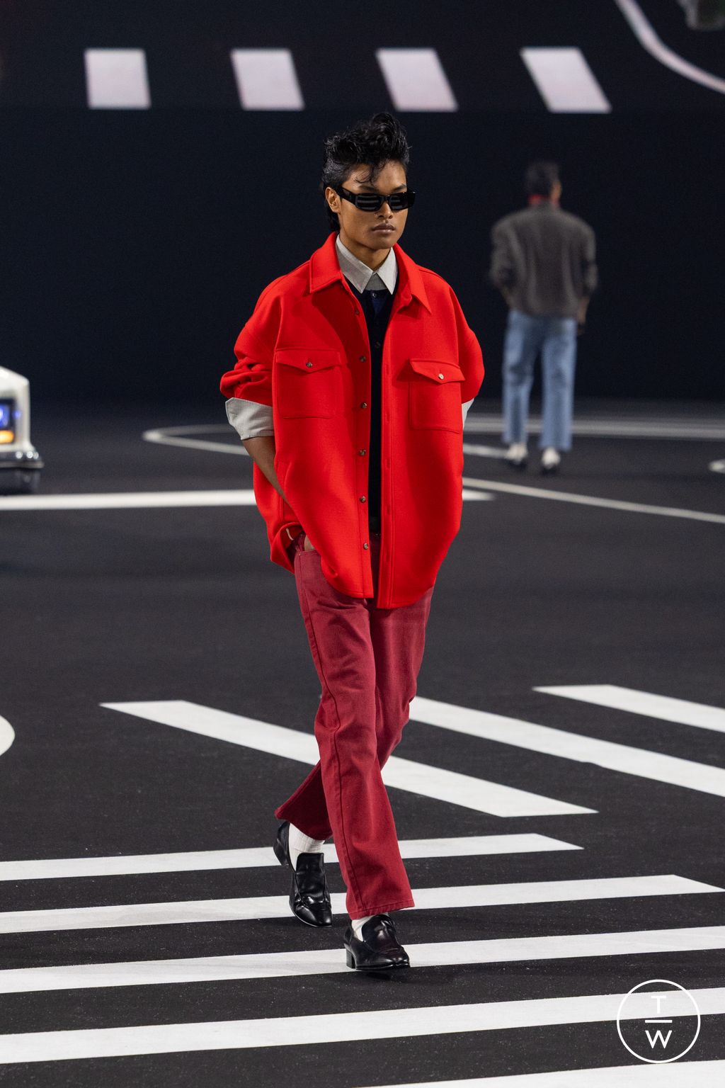 Fashion Week Paris Fall/Winter 2026 look 33 de la collection Willy Chavarria menswear