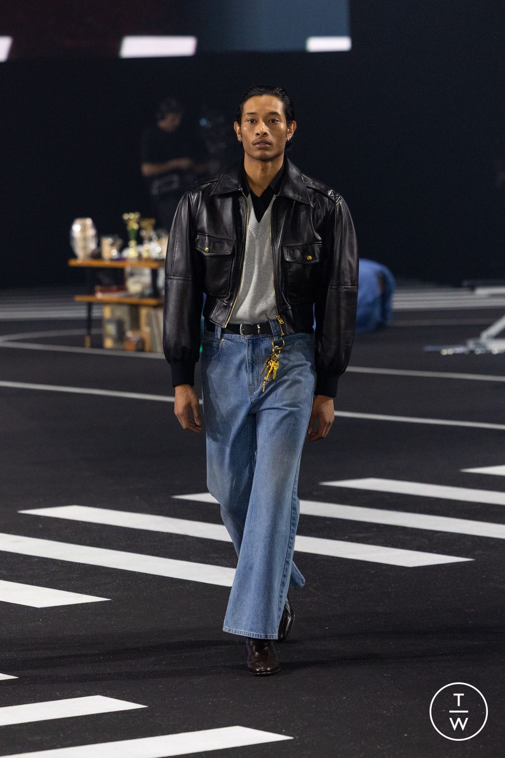 Fashion Week Paris Fall/Winter 2026 look 34 from the Willy Chavarria collection menswear