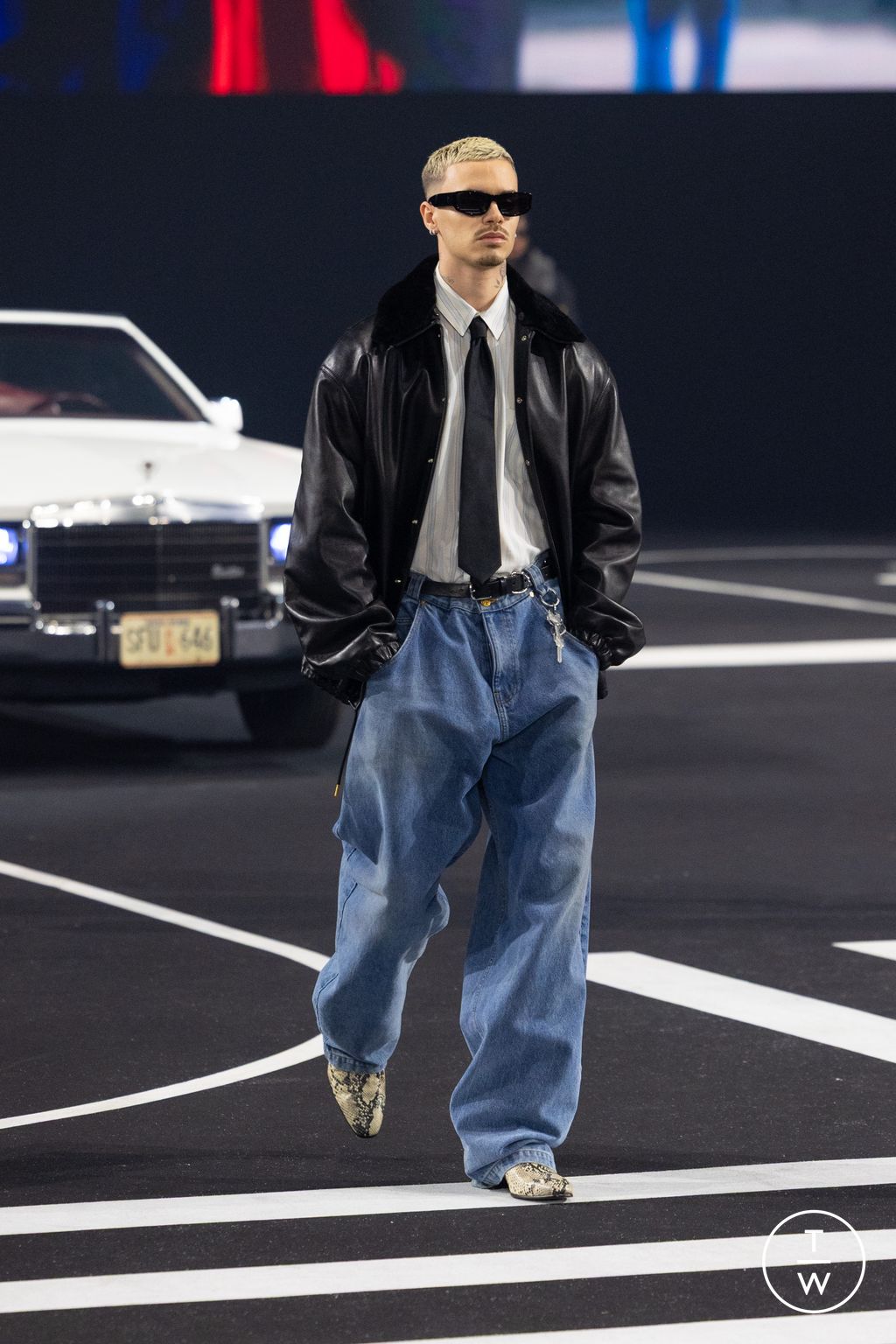 Fashion Week Paris Fall/Winter 2026 look 37 from the Willy Chavarria collection menswear