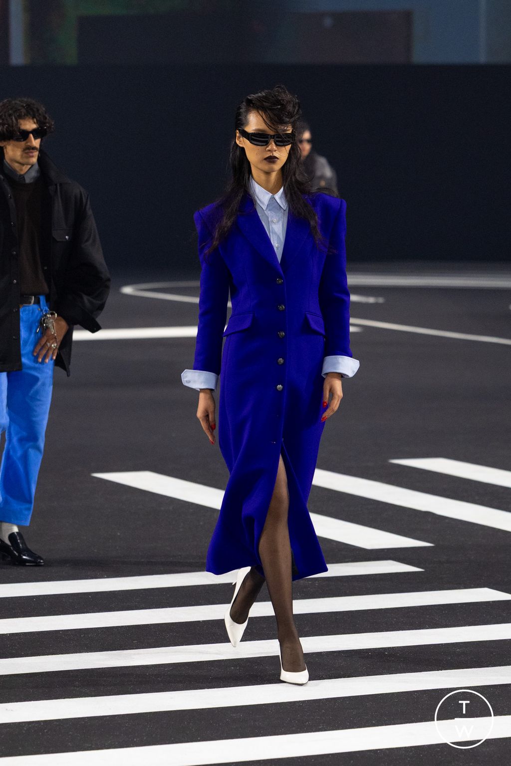 Fashion Week Paris Fall/Winter 2026 look 38 de la collection Willy Chavarria menswear