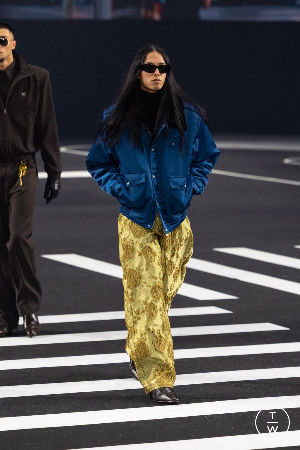 Fashion Week Paris Fall/Winter 2026 look 46 de la collection Willy Chavarria menswear