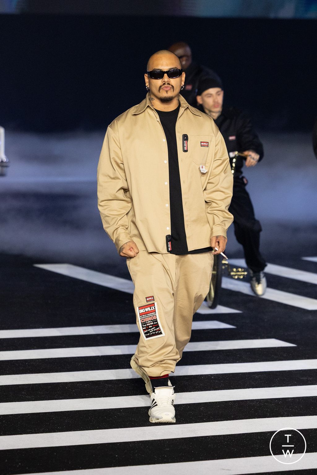 Fashion Week Paris Fall/Winter 2026 look 50 from the Willy Chavarria collection menswear