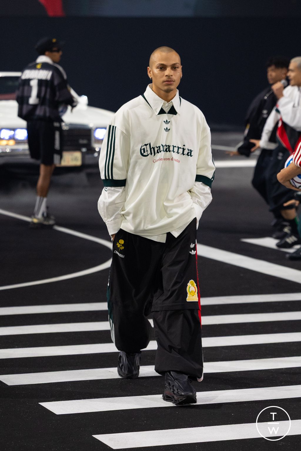 Fashion Week Paris Fall/Winter 2026 look 57 from the Willy Chavarria collection menswear