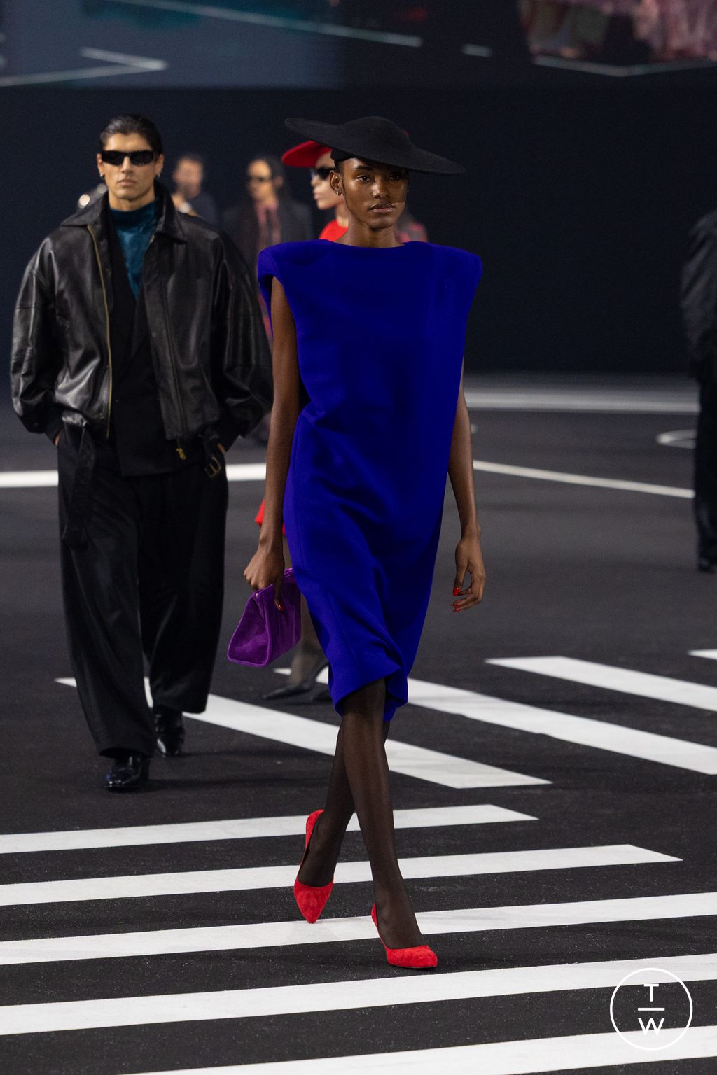 Fashion Week Paris Fall/Winter 2026 look 62 de la collection Willy Chavarria menswear