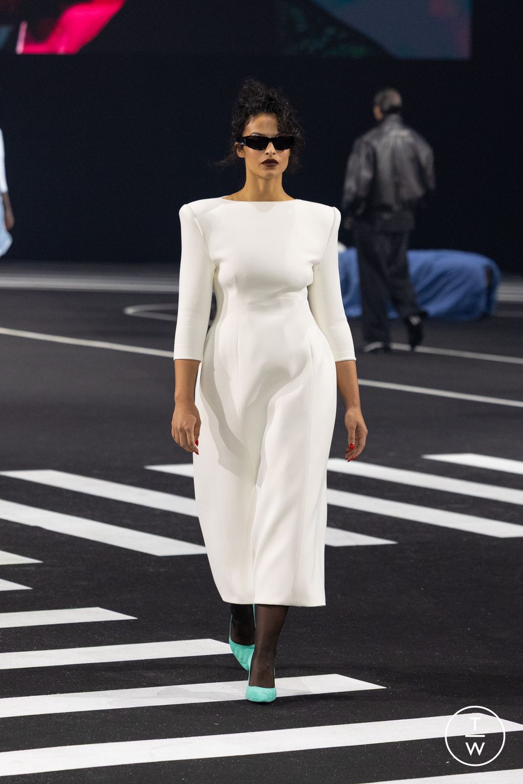 Fashion Week Paris Fall/Winter 2026 look 68 de la collection Willy Chavarria menswear