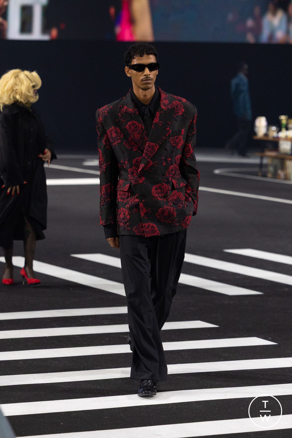 Fashion Week Paris Fall/Winter 2026 look 79 de la collection Willy Chavarria menswear