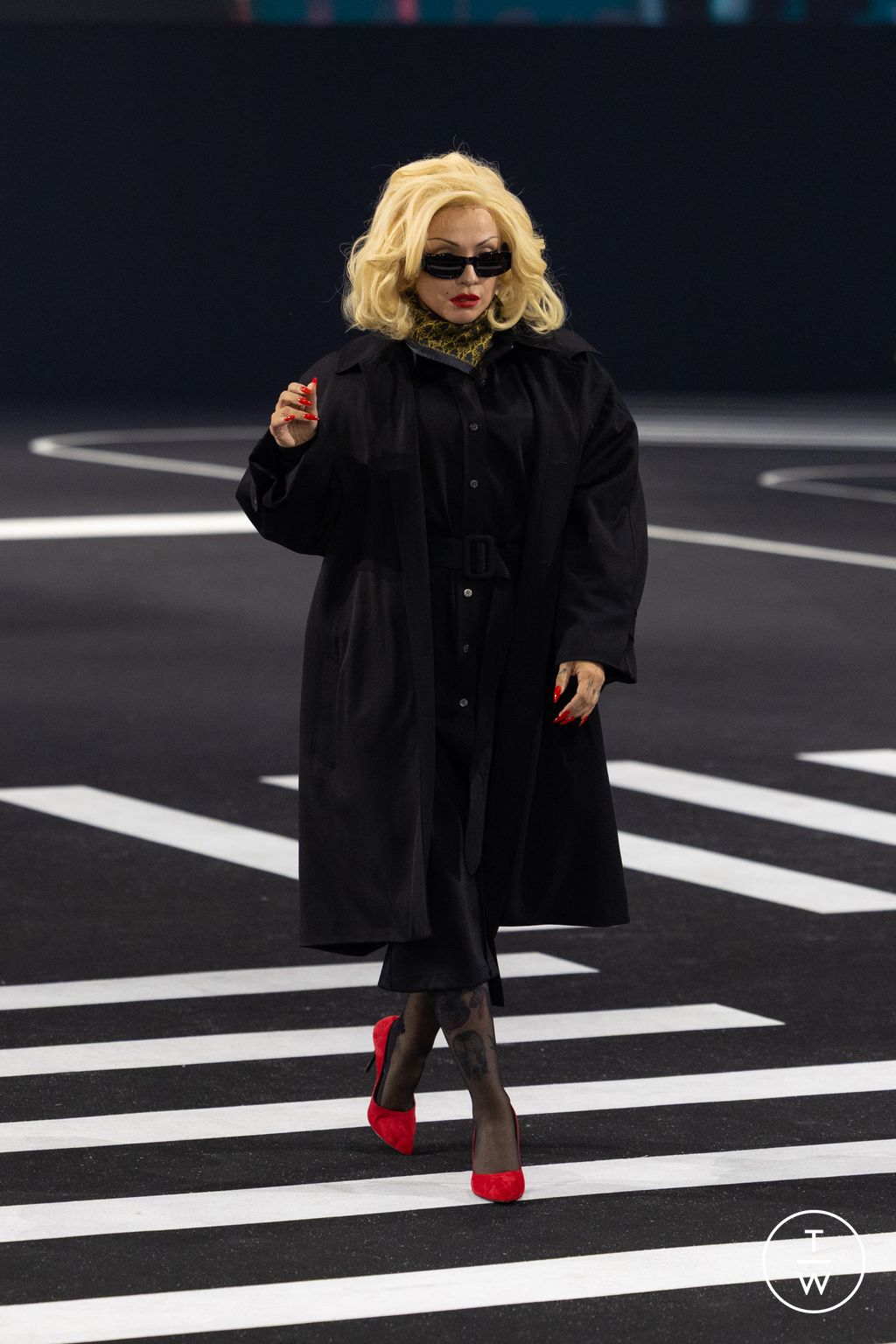 Fashion Week Paris Fall/Winter 2026 look 80 de la collection Willy Chavarria menswear