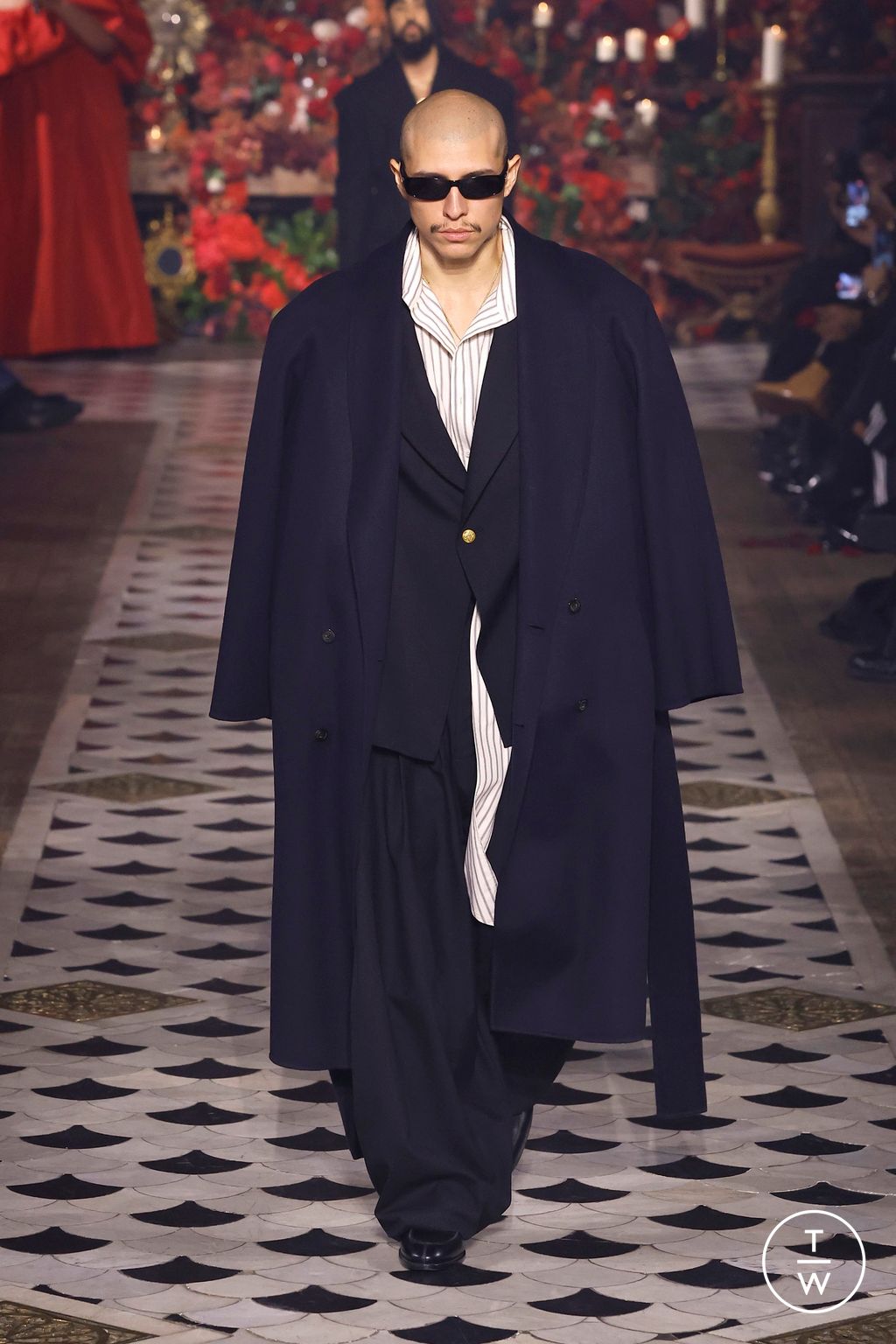 Fashion Week Paris Fall/Winter 2025 look 5 from the Willy Chavarria collection 男装