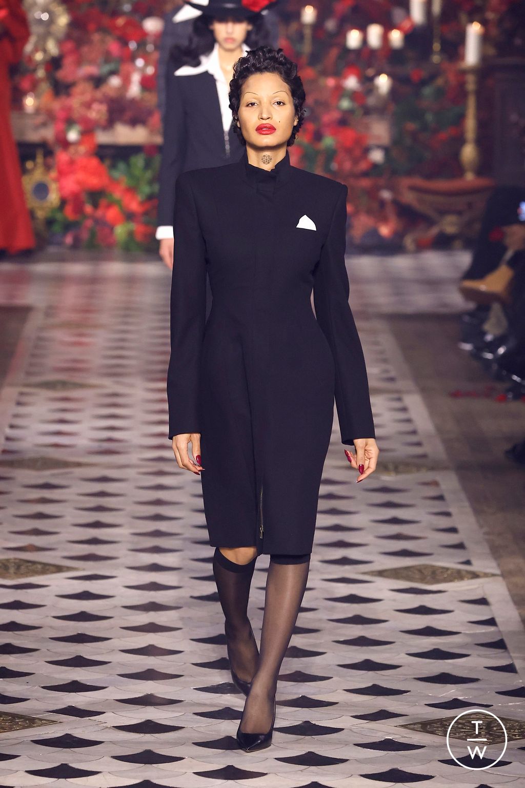 Fashion Week Paris Fall/Winter 2025 look 7 from the Willy Chavarria collection 男装