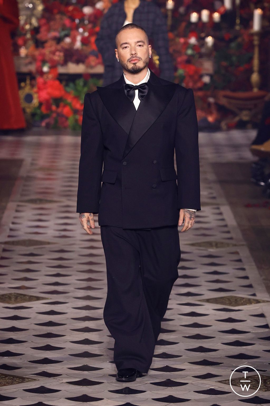 Fashion Week Paris Fall/Winter 2025 look 13 from the Willy Chavarria collection menswear