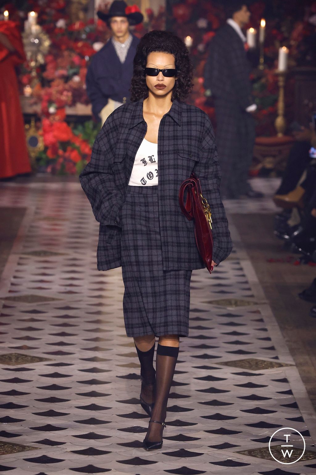 Fashion Week Paris Fall/Winter 2025 look 14 from the Willy Chavarria collection 男装