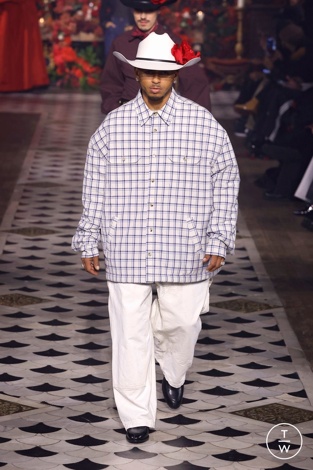 Fashion Week Paris Fall/Winter 2025 look 26 from the Willy Chavarria collection 男装