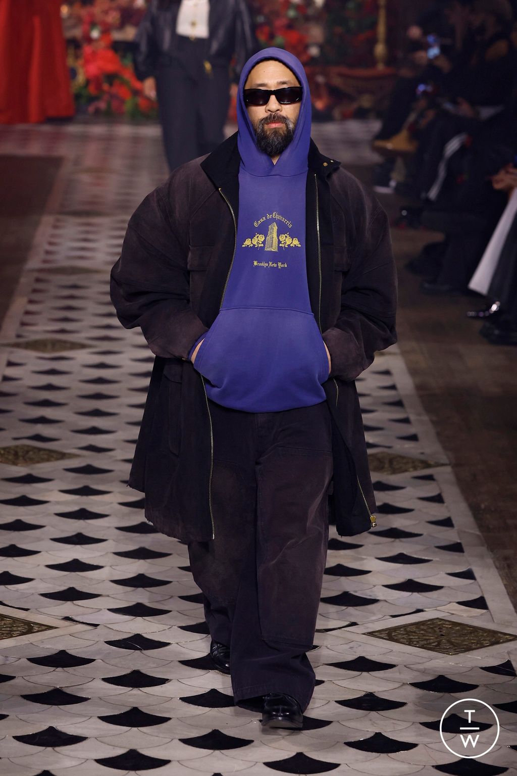 Fashion Week Paris Fall/Winter 2025 look 29 from the Willy Chavarria collection 男装