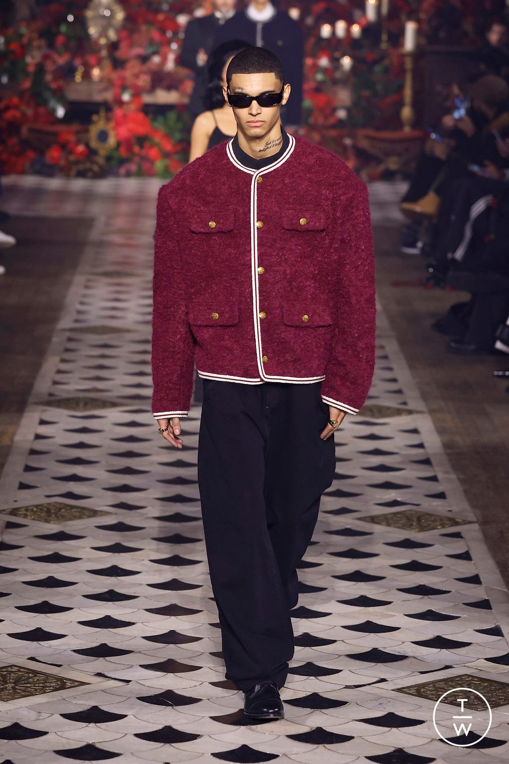 Fashion Week Paris Fall/Winter 2025 look 33 from the Willy Chavarria collection menswear