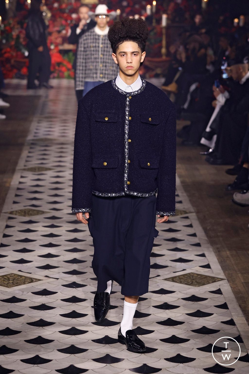 Fashion Week Paris Fall/Winter 2025 look 35 from the Willy Chavarria collection 男装