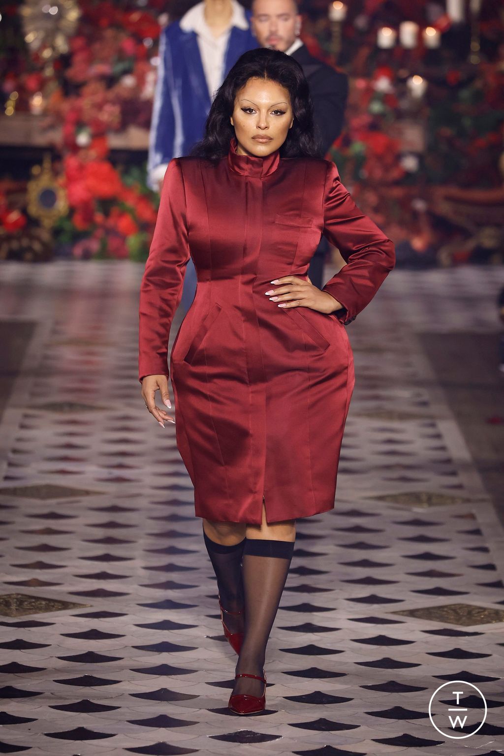 Fashion Week Paris Fall/Winter 2025 look 39 from the Willy Chavarria collection 男装