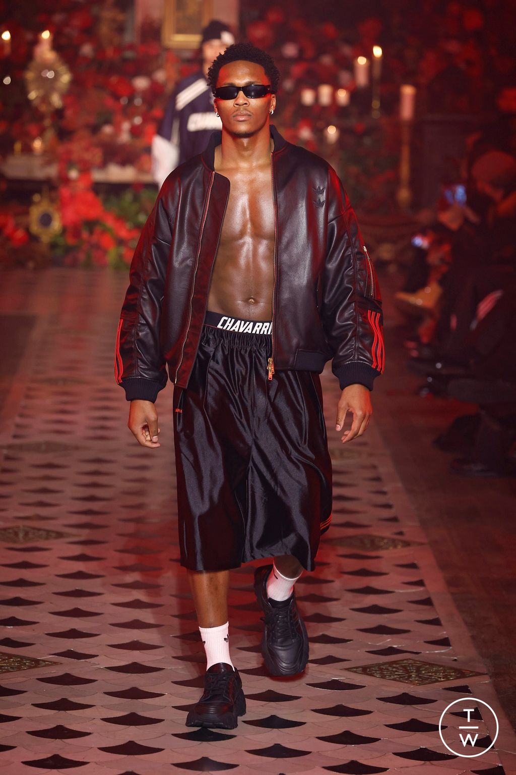 Fashion Week Paris Fall/Winter 2025 look 54 from the Willy Chavarria collection 男装