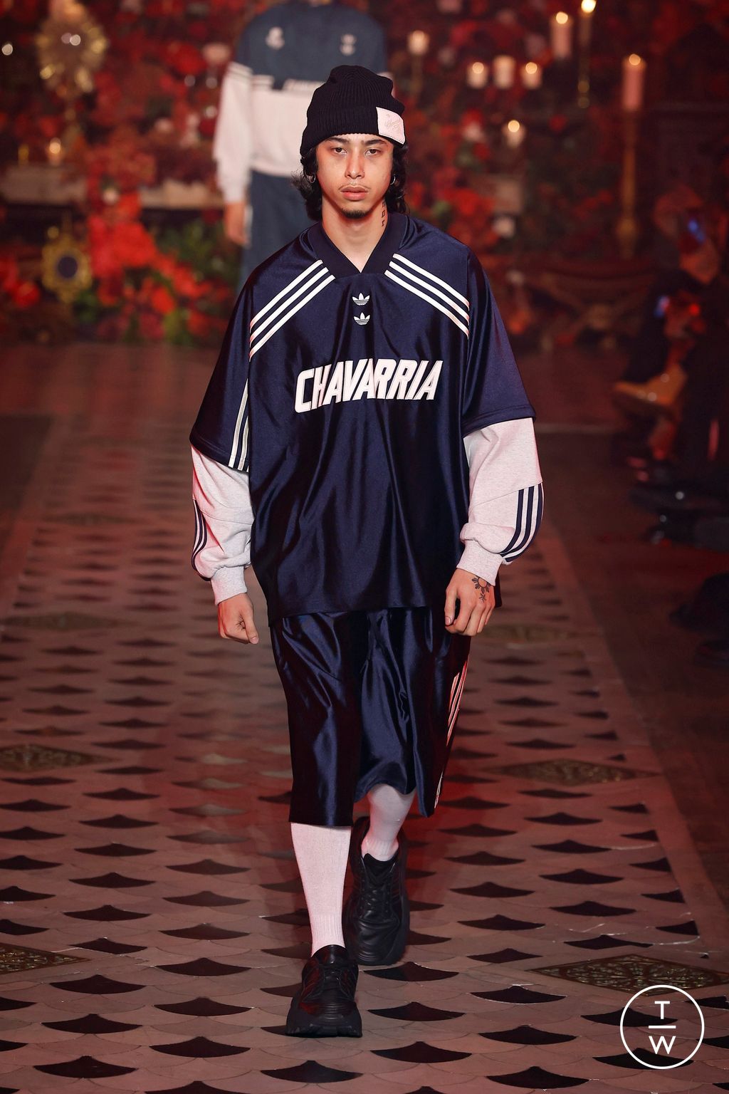 Fashion Week Paris Fall/Winter 2025 look 55 from the Willy Chavarria collection 男装