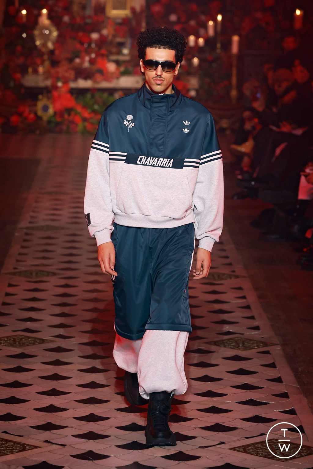 Fashion Week Paris Fall/Winter 2025 look 56 from the Willy Chavarria collection 男装