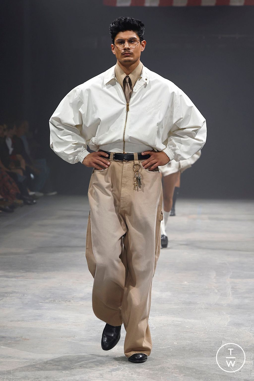 Fashion Week New York Spring-Summer 2025 look 3 from the Willy Chavarria collection womenswear