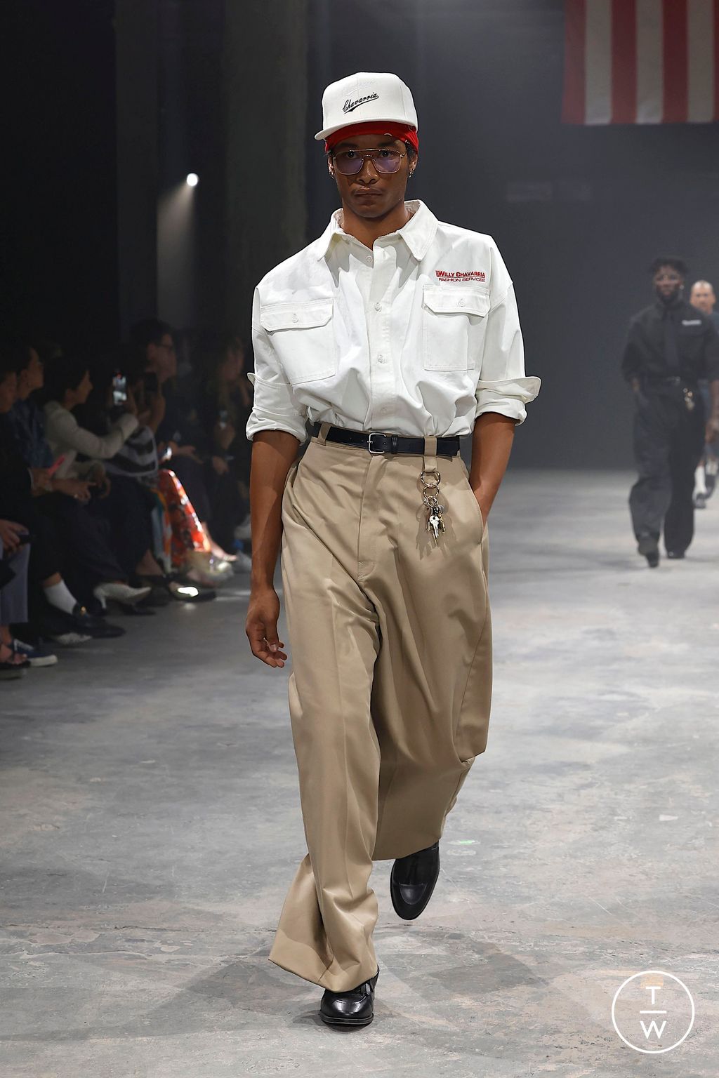 Fashion Week New York Spring/Summer 2025 look 8 from the Willy Chavarria collection womenswear