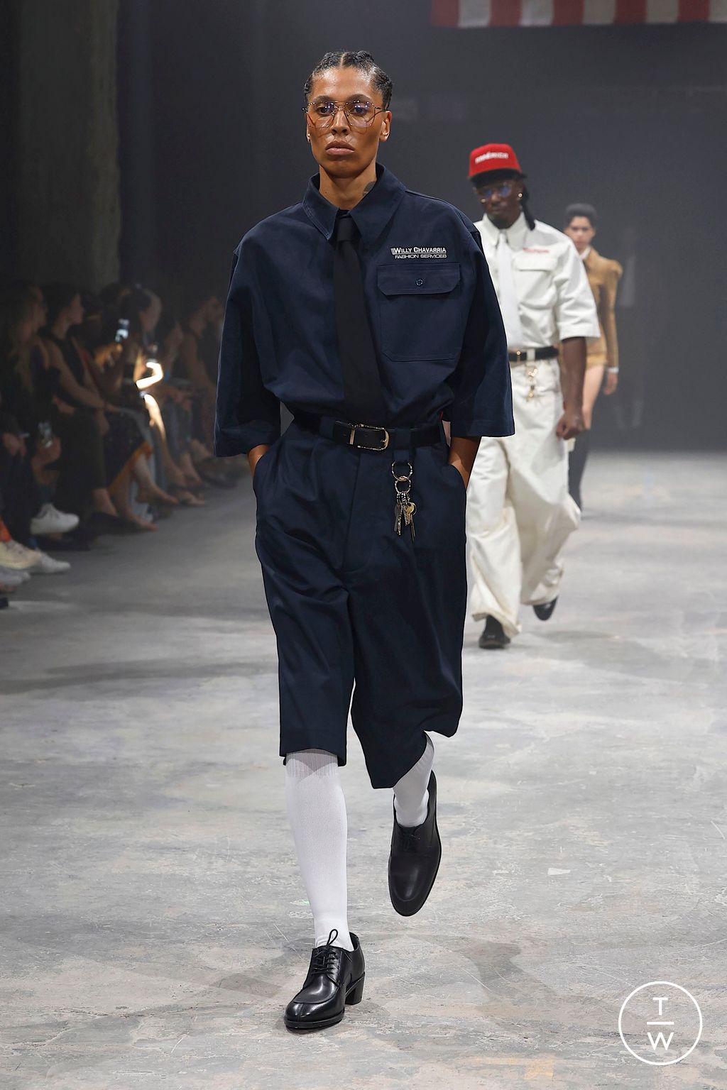 Fashion Week New York Spring-Summer 2025 look 11 from the Willy Chavarria collection womenswear