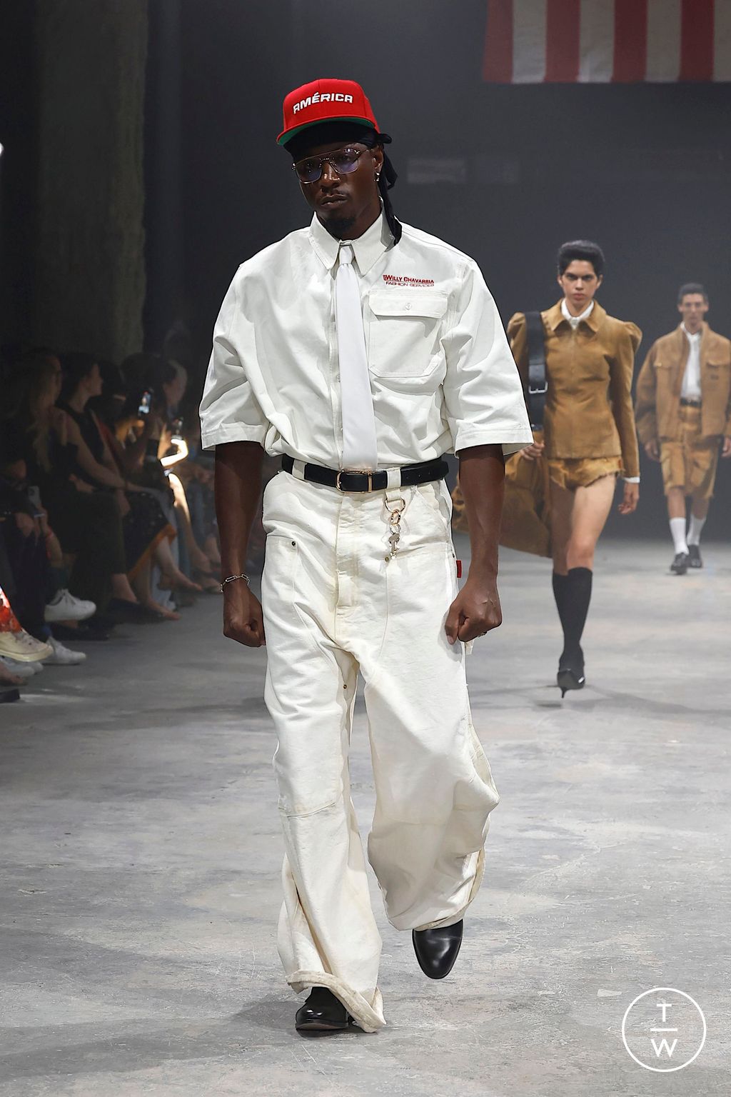 Fashion Week New York Spring/Summer 2025 look 12 from the Willy Chavarria collection womenswear