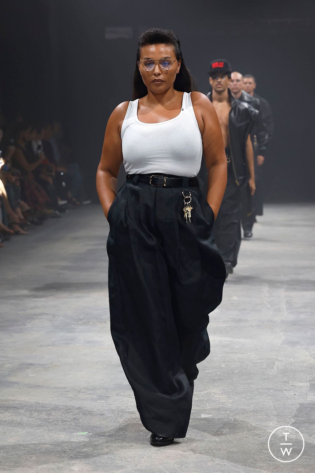 Fashion Week New York Spring/Summer 2025 look 17 from the Willy Chavarria collection womenswear
