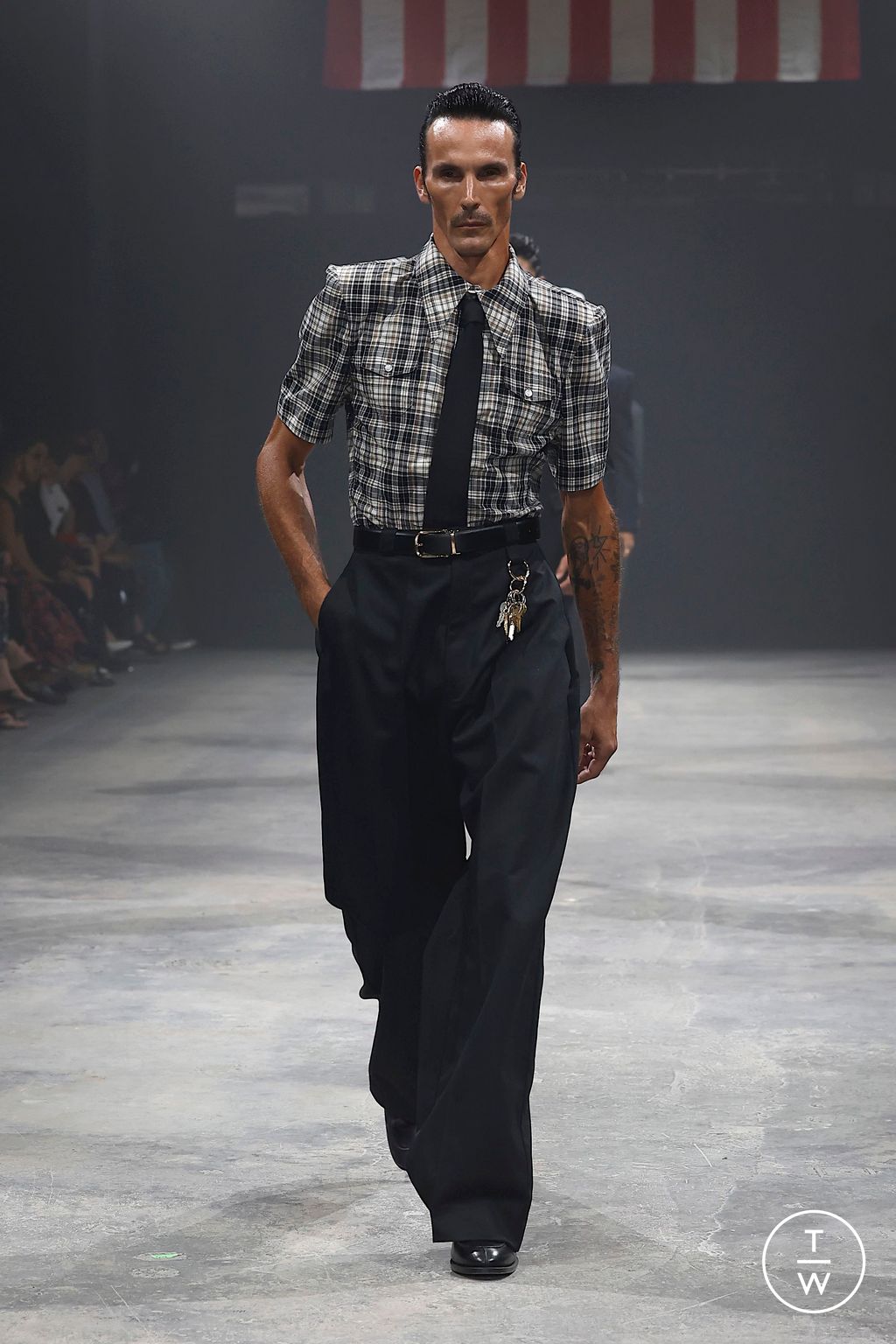Fashion Week New York Spring/Summer 2025 look 24 from the Willy Chavarria collection womenswear