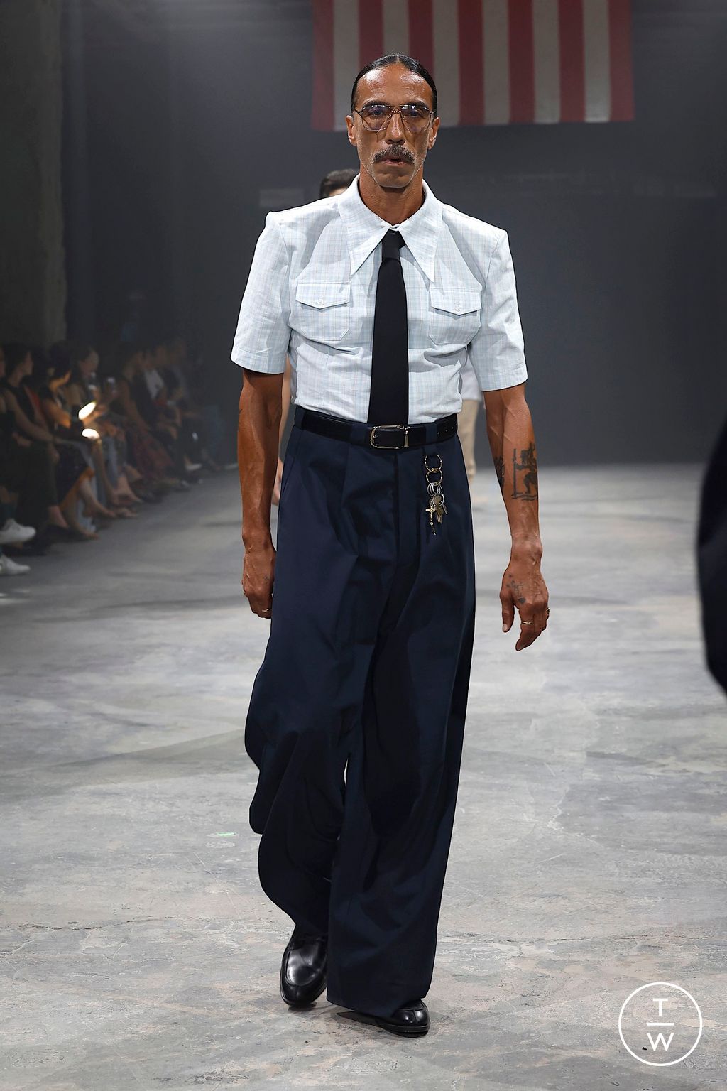 Fashion Week New York Spring-Summer 2025 look 28 from the Willy Chavarria collection womenswear