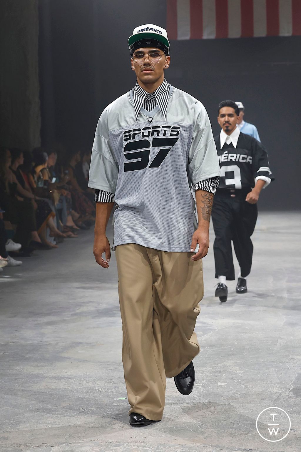 Fashion Week New York Spring/Summer 2025 look 31 from the Willy Chavarria collection womenswear