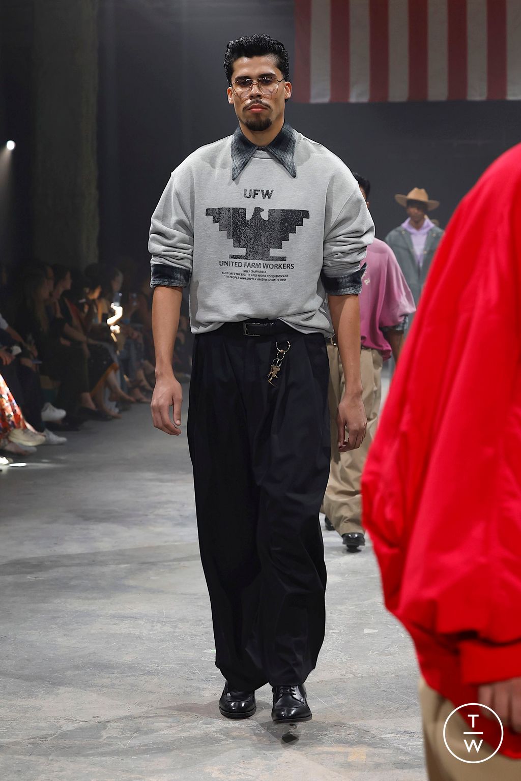 Fashion Week New York Spring/Summer 2025 look 37 from the Willy Chavarria collection womenswear