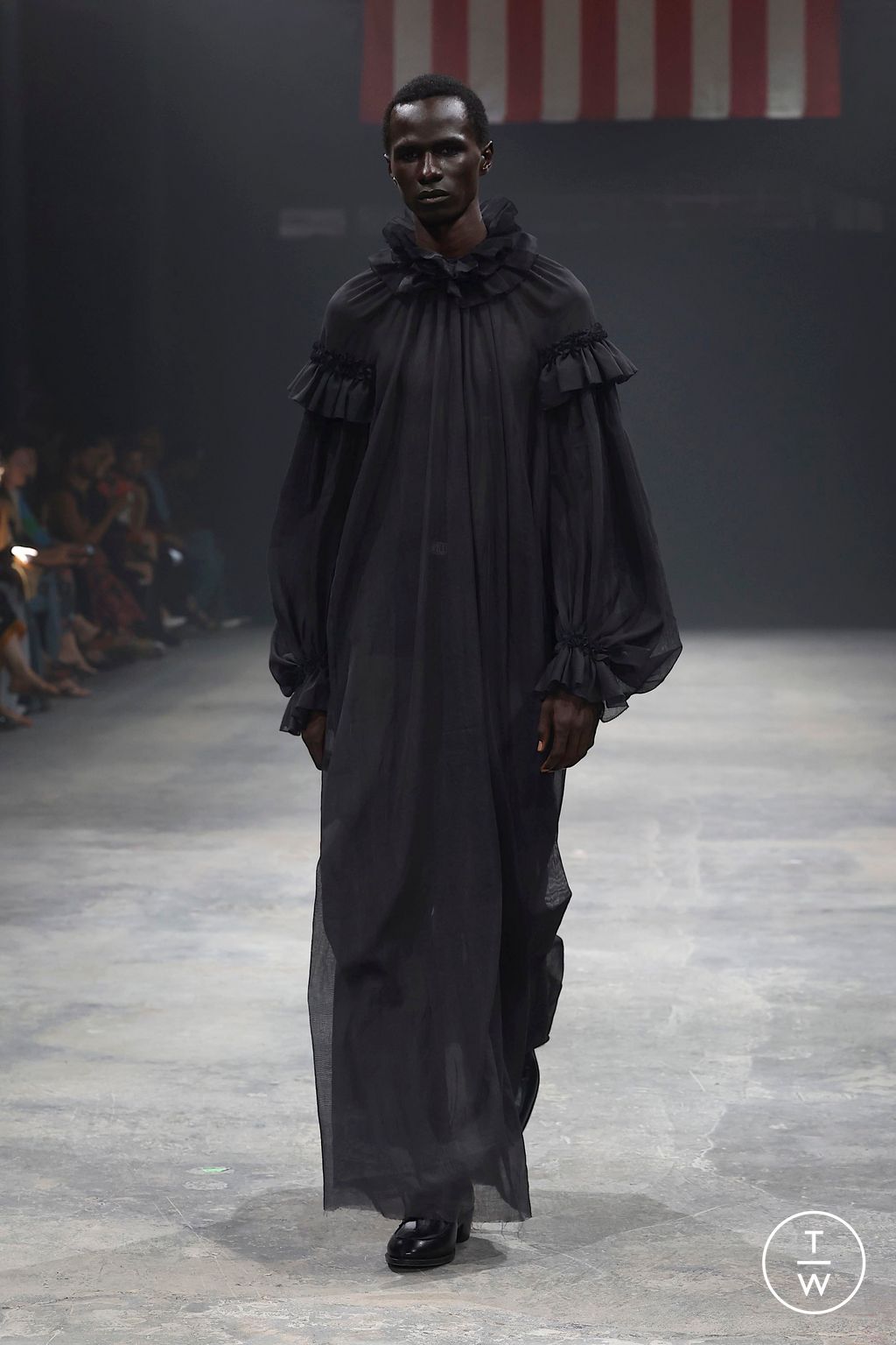 Fashion Week New York Spring-Summer 2025 look 46 from the Willy Chavarria collection womenswear