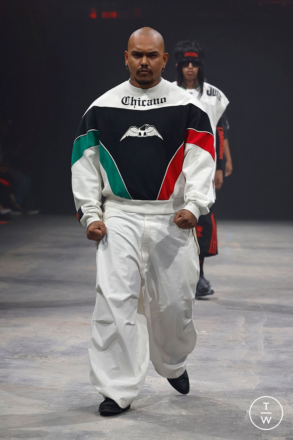 Fashion Week New York Spring/Summer 2025 look 47 from the Willy Chavarria collection womenswear