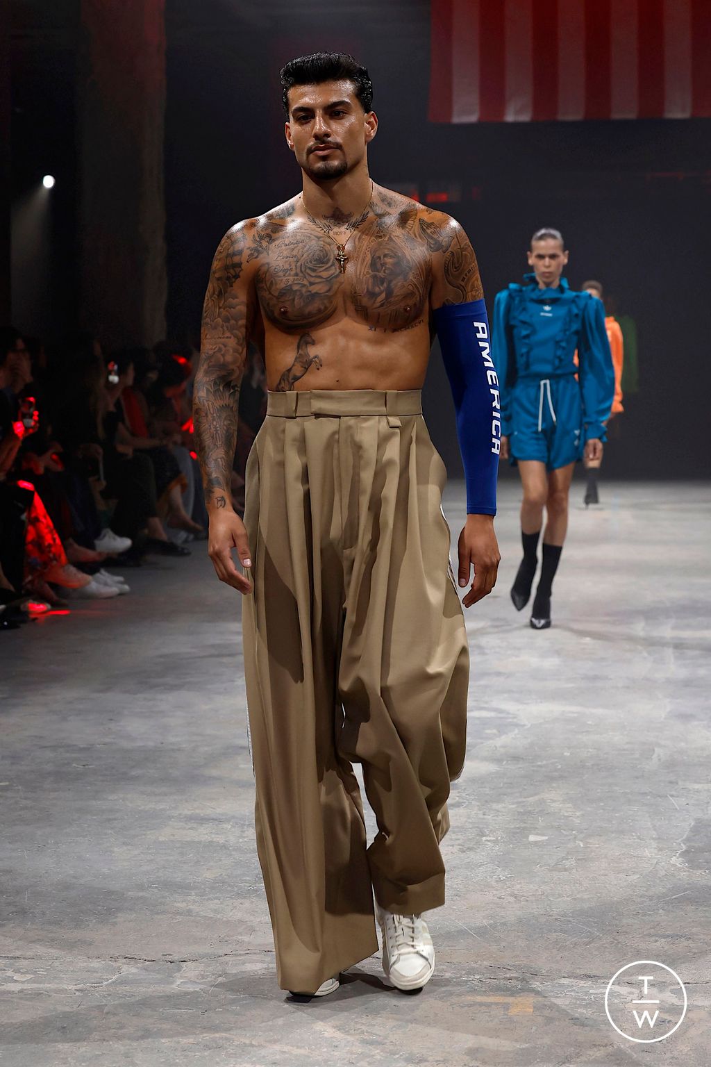 Fashion Week New York Spring/Summer 2025 look 59 from the Willy Chavarria collection womenswear