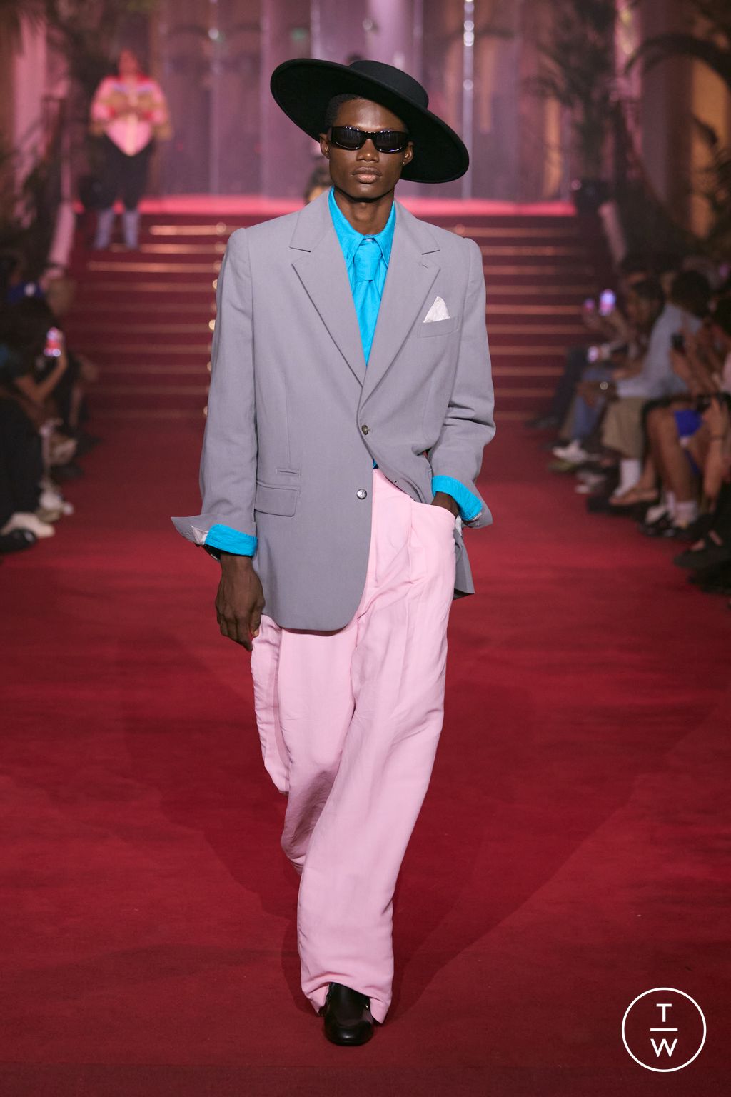 Fashion Week Paris Spring/Summer 2026 look 5 from the Willy Chavarria collection menswear
