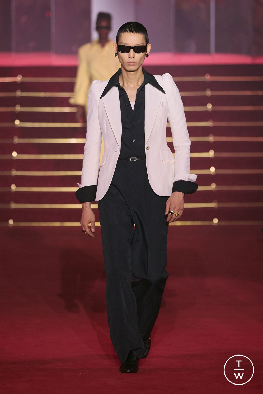 Fashion Week Paris Spring/Summer 2026 look 7 from the Willy Chavarria collection menswear