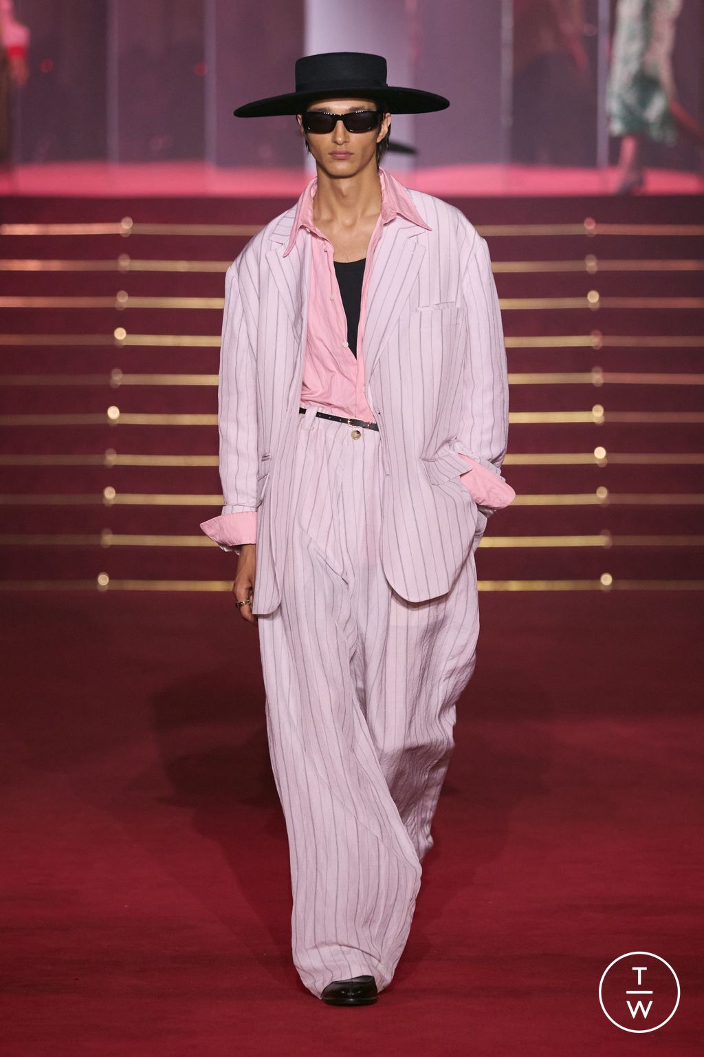 Fashion Week Paris Spring/Summer 2026 look 9 from the Willy Chavarria collection menswear