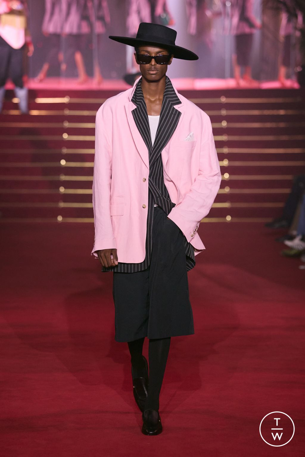Fashion Week Paris Spring/Summer 2026 look 10 from the Willy Chavarria collection menswear