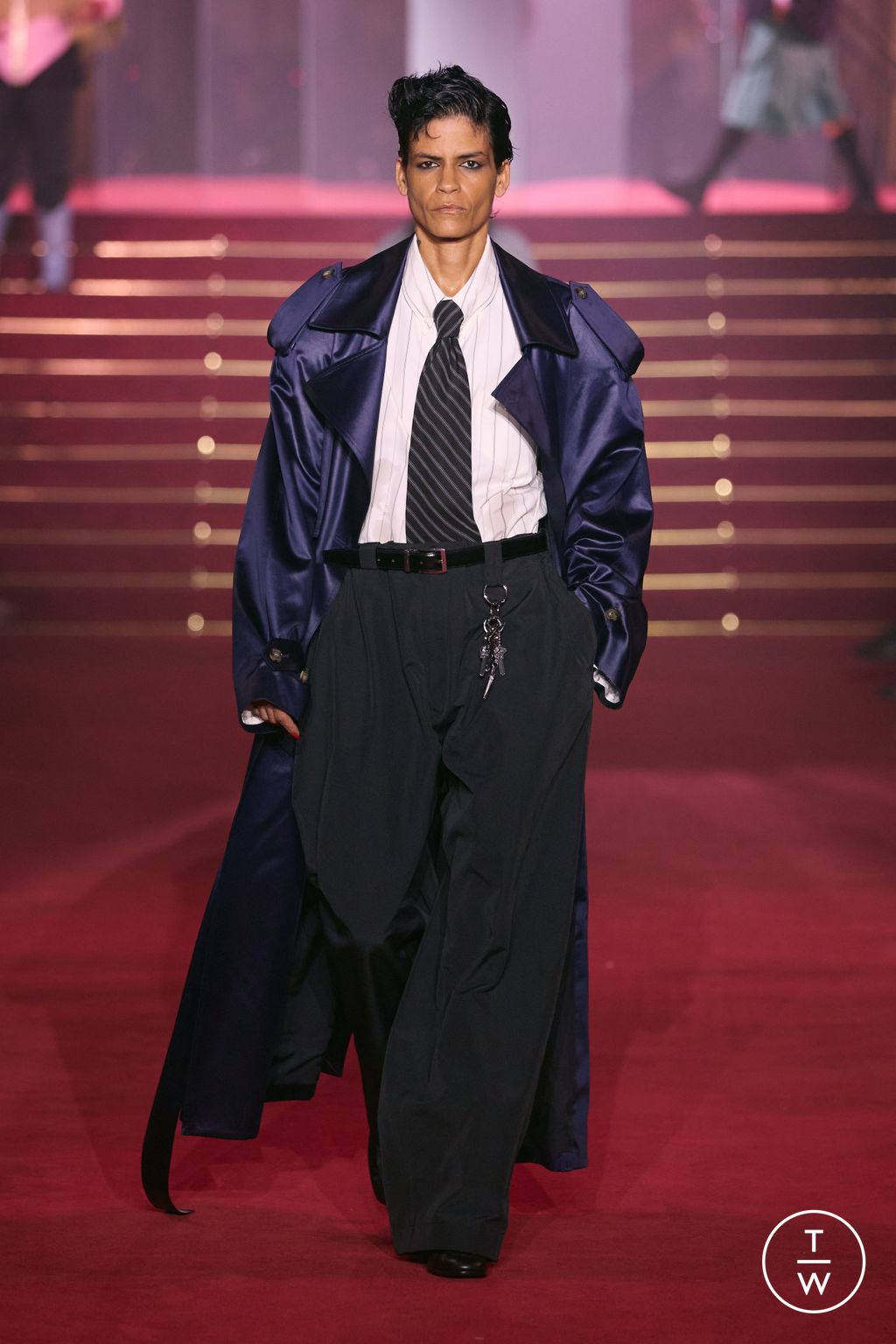 Fashion Week Paris Spring/Summer 2026 look 16 from the Willy Chavarria collection menswear
