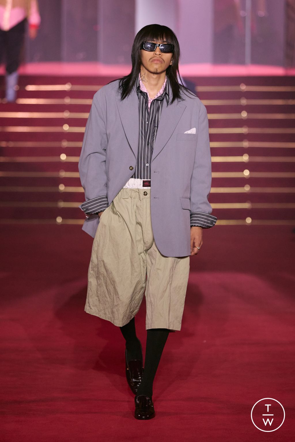 Fashion Week Paris Spring/Summer 2026 look 17 from the Willy Chavarria collection menswear