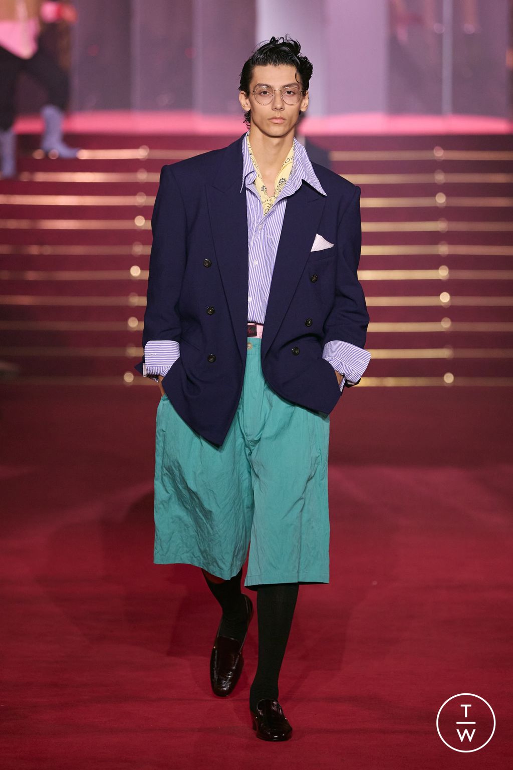 Fashion Week Paris Spring/Summer 2026 look 18 from the Willy Chavarria collection 男装