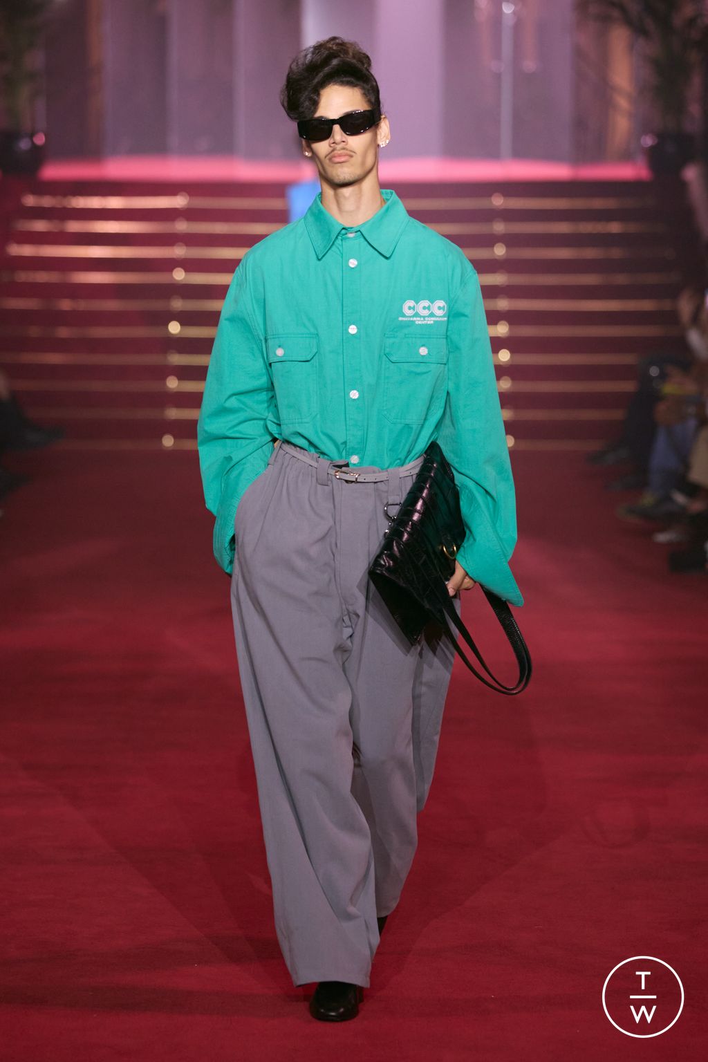 Fashion Week Paris Spring/Summer 2026 look 34 from the Willy Chavarria collection menswear